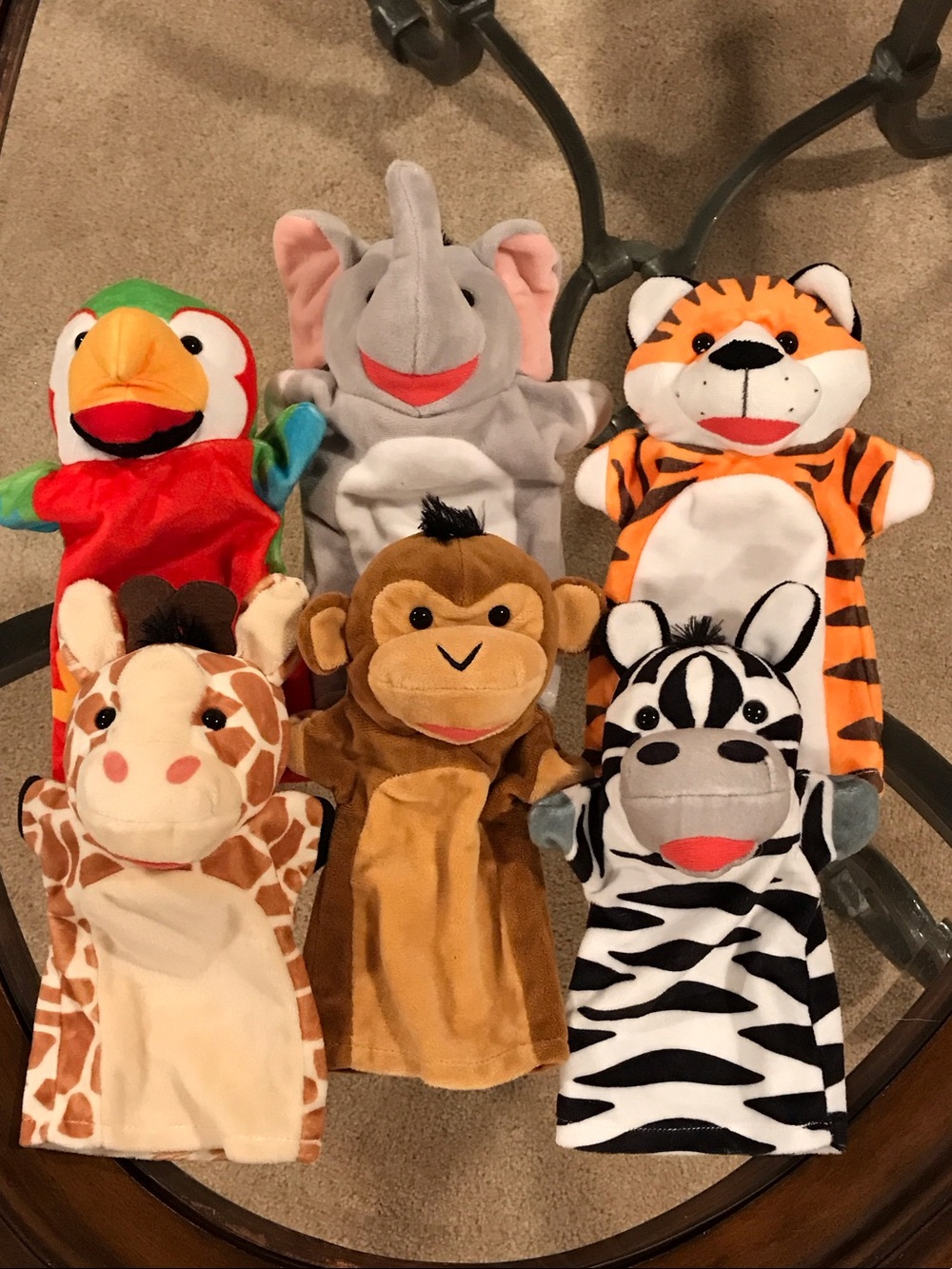 Melissa and Doug Safari Buddies Hand Puppets Set